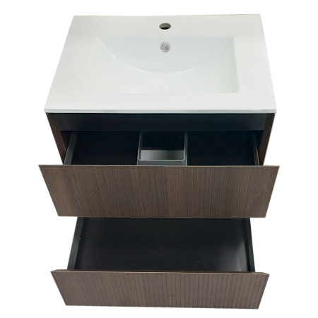 Vonios kambario spintelė su praustuvu LIRA 60 pakabinama