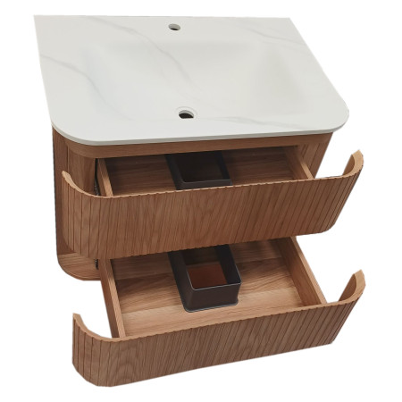 Vonios kambario spintelė su praustuvu LOTUS 75 pakabinama