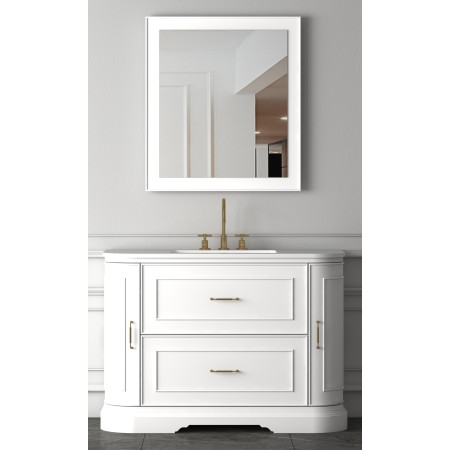 Vonios kambario spintelė su praustuvu ORCHID 120 balta