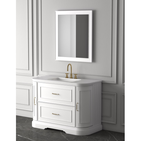 Vonios kambario spintelė su praustuvu ORCHID 120 balta