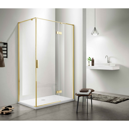 Dušo kabina WM1231 90x120 GOLD skaidri be pado