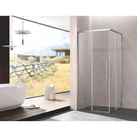 Dušo kabina NY1142B-6 80x80  skaidri be pado