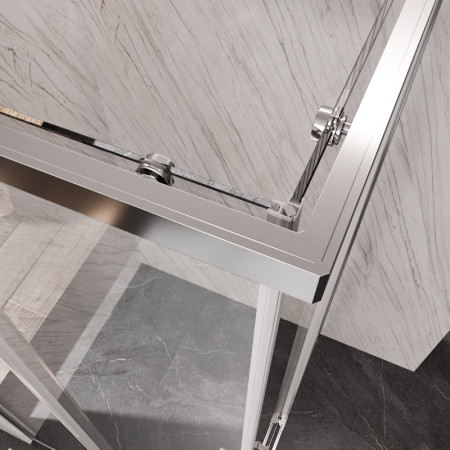 Dušo kabina NY1142B-6 100x100 skaidri be pado