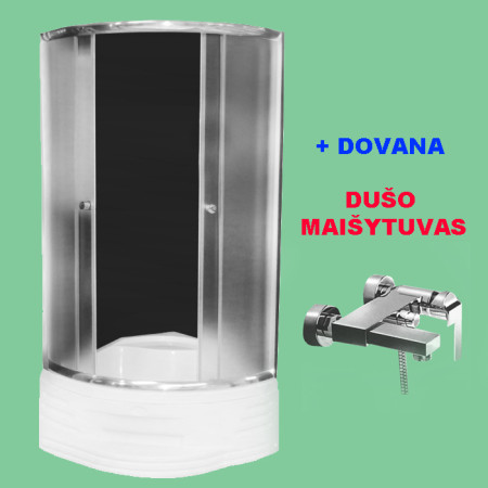 IŠPARDAVIMAS! Dušo kabina 809 fabric DOVANA dušo maišytuvas A1303