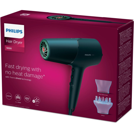 Philips 5000 series BHD512/00 2300 W, „ThermoShield“ technologija, plaukų džiovintuvas