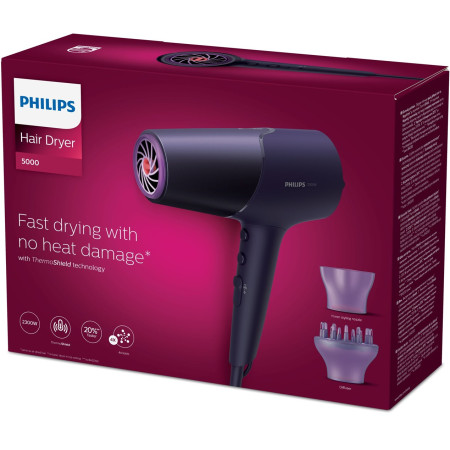 Philips 5000 series BHD514/00 2300 W, „ThermoShield“ technologija, plaukų džiovintuvas