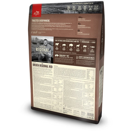 Orijen Regional Red 6 kg Suaugusių Jautiena, Ėriena, Kiauliena