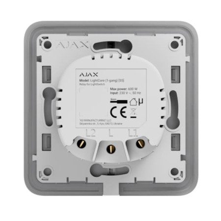 SMART HOME LIGHTCORE 1GANG/52136 AJAX