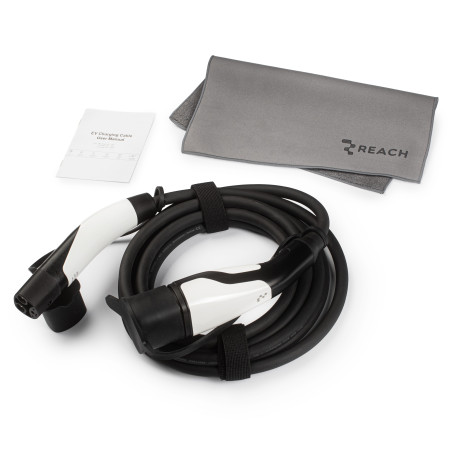 Elektromobilių įkrovimo laidas Reach EVCC5 Type2-Tesla 32A 7kW 5m