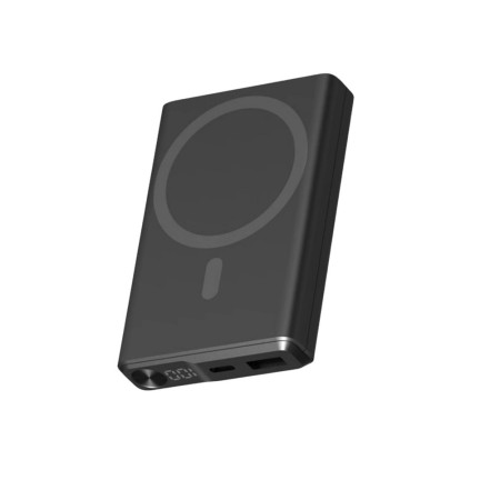 Ksix Magnetic Powerbank 10000 mAh 22,5W, Black