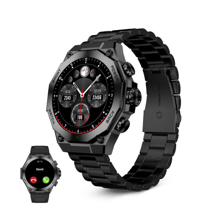 Ksix Smartwatch TITANIUM,  Black