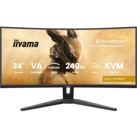 iiyama G-MASTER GCB3486WQSCP-B1 Kompiuterio monitorius 34" UltraWide Quad HD