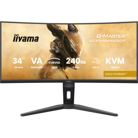 iiyama G-MASTER GCB3486WQSCP-B1 Kompiuterio monitorius 34" UltraWide Quad HD