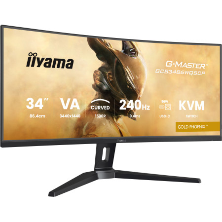 iiyama G-MASTER GCB3486WQSCP-B1 Kompiuterio monitorius 34" UltraWide Quad HD