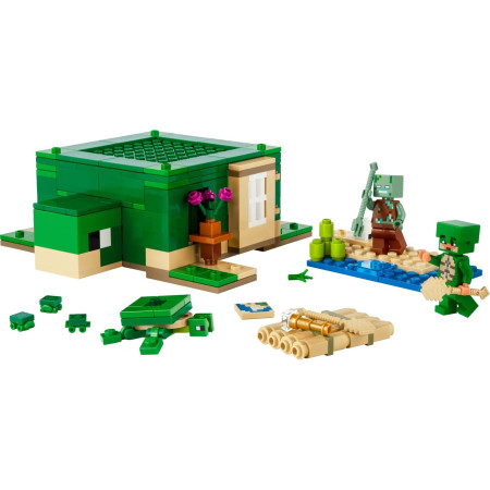 LEGO Minecraft 21254 Žuvų Paplūdimio Namas