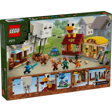 LEGO Minecraft 21273 Ghasto ataka ant kaimo