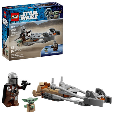 LEGO Star Wars 75436 Mandaloriano ir Grogu šmiglys