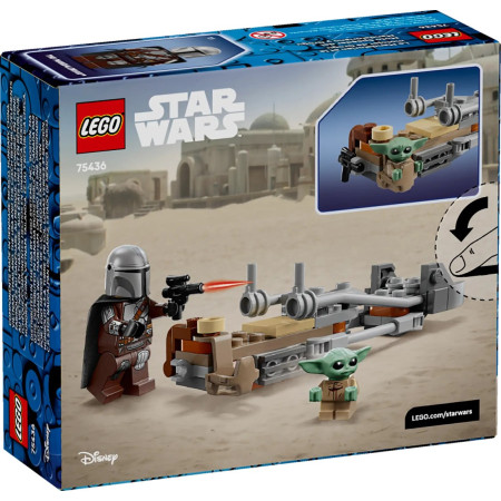 LEGO Star Wars 75436 Mandaloriano ir Grogu šmiglys