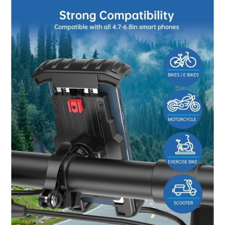 Telefono laikiklis dviračiui Choetech H067