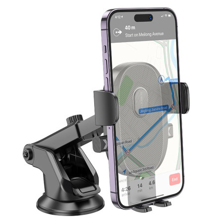 Automobilinis telefono laikiklis Borofone BH93 (prietaisų skydeliui) juodas