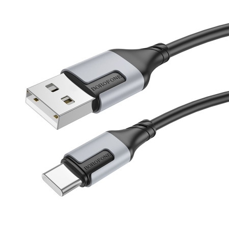 Borofone BX101 USB-A į USB-C kabelis 1.0m juodas