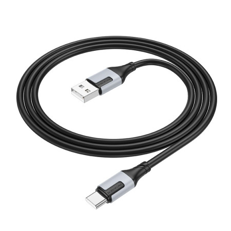 Borofone BX101 USB-A į USB-C kabelis 1.0m juodas