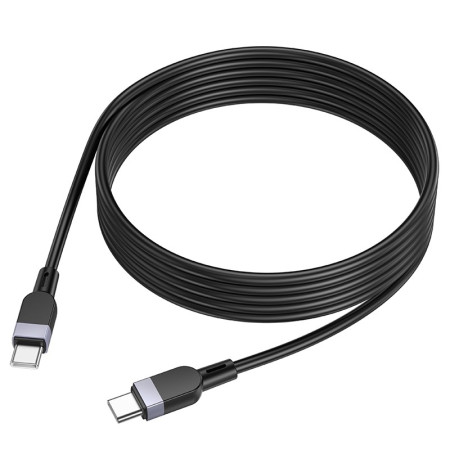 USB kabelis Hoco X109 60W USB-C 2.0m juodas