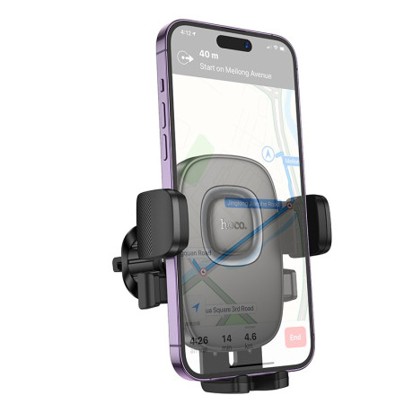 Automobilinis telefono laikiklis Hoco H75 (centro konsolė) juodas