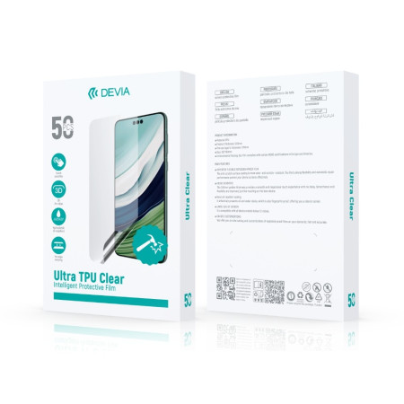 Plėvelių Rinkinys Karpymo Mechanizmui Devia Ultra Intelligent TPU 50vnt.