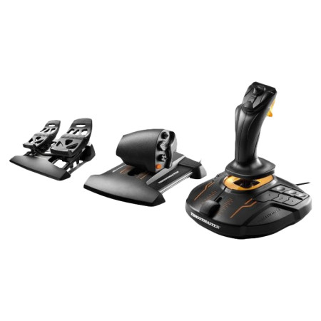 Thrustmaster T-16000M FCS Flight Pack Juoda USB Vairalazdė