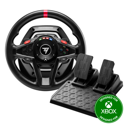 Thrustmaster T128 Juodas USB Vairas su Pedalais Analogas PC, Xbox, Xbox One