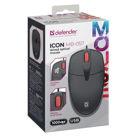 Defender Icon MB-057 juoda
