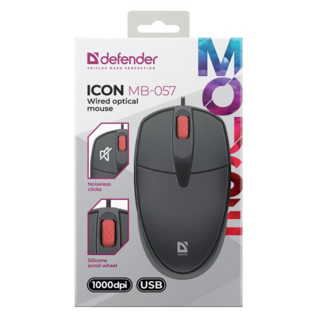 Defender Icon MB-057 juoda