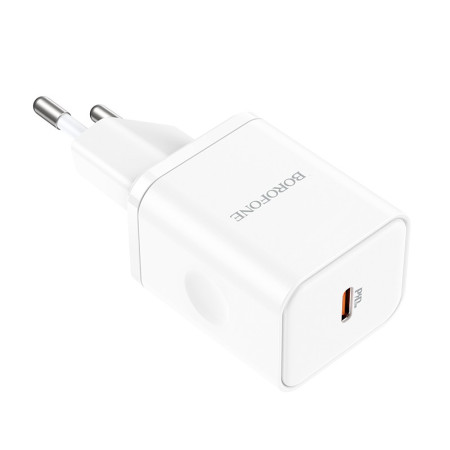 Įkroviklis Borofone BN6 20W USB-C baltas