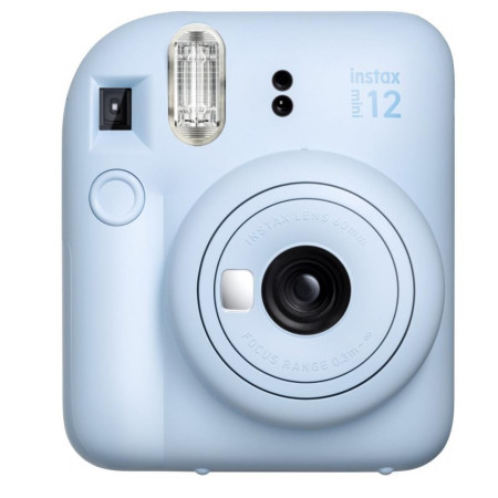 Fujifilm Instax Mini 12 momentinė kamera su 10 blizgių nuotraukų (mėlyna)