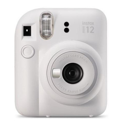 Fujifilm Instax Mini 12 momentinė kamera su 10 blizgių nuotraukų (balta)