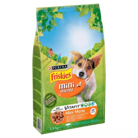 Purina Friskies Mini Menu Vištiena, daržovės 1,5kg