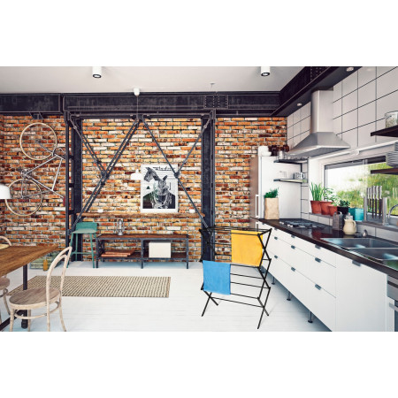 PROMIS TORINO skalbinių džiovykla, vertikali, juoda