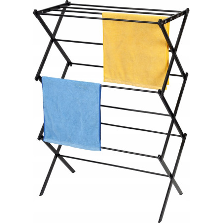 PROMIS TORINO skalbinių džiovykla, vertikali, juoda