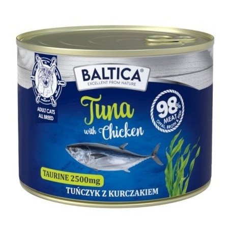 BALTICA EXCELLENT Karma mokra kot Tuna with Chicken - 185g