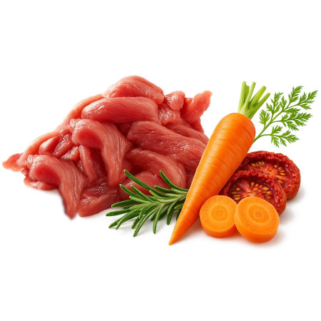 SHELMA anties ir vištienos paštetas - šlapias kačių maistas - 100g