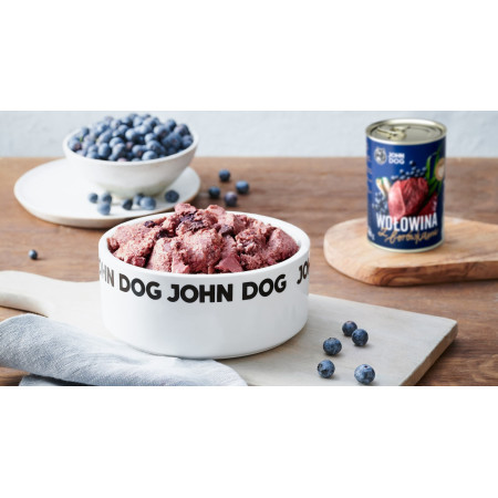 JOHN DOG BERRY Suaugusiems šunims su jautiena ir mėlynėmis - 400g