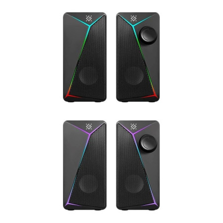 Defender J5 2.0 6W USB kompiuterio garsiakalbiai su LED