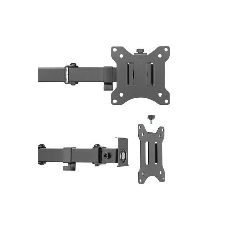 Maclean MC-884 monitoriaus laikiklis arba stovas 81,3 cm (32") Juoda Stalas