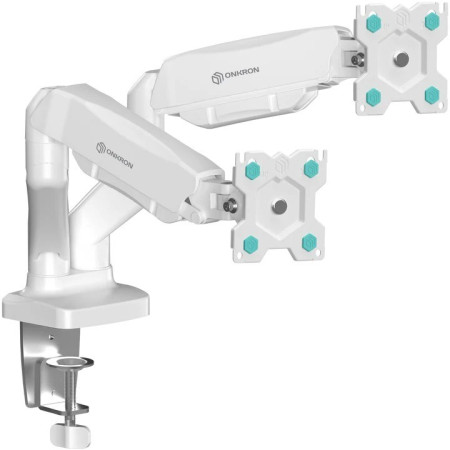 ONKRON G-160-W Pasukamas ir pakreipiamas stalinis laikiklis dviem 13–32 colių monitoriams