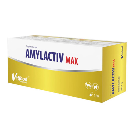 VETFOOD Amylactiv Max - papildai šunims ir katėms - 120 vnt.