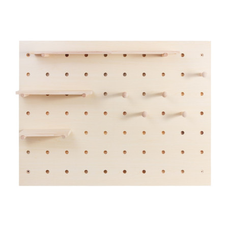 Maclean medinė organizatoriaus lenta, šviesios medžio spalvos, 60x80 cm