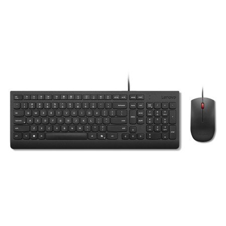 Lenovo Essential | Keyboard and Mouse Combo | Wired | US Euro | Black