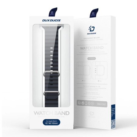 Dux Ducis OceanWave serijos apyrankė Apple Watch 38/40/41mm Midnight