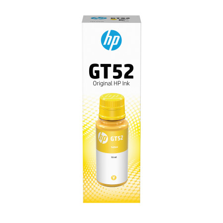 HP GT52 originalus geltono rašalo buteliukas